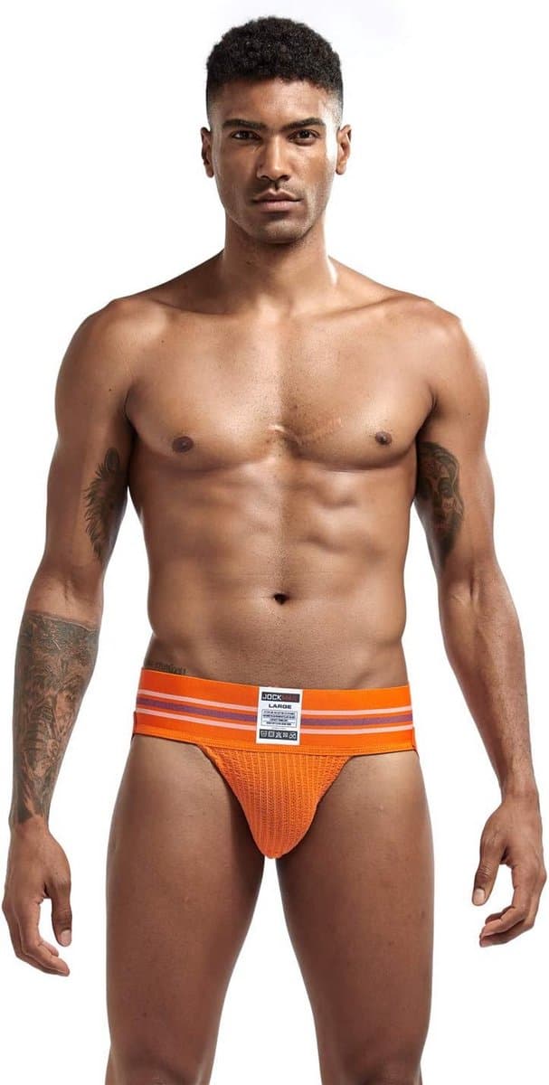 Heren Sport Jockstrap Ondergoed Katoen Ademend Fitness Onderbroek — afbeelding 1