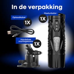 Sensa Automatische Masturbator voor Mannen - Sex Toy Elektrisch - Handsfree Pocket Pussy - 7 Stuwende & Roterende standen - Inclusief verstelbare standaard - Met Visueel Venster — thumbnail 6