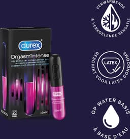 Durex - 210ml Glijmiddel - Perfect Gliss 1x100ml - Intense Orgasm 1x10ml - Play Tingle 1x100ml - Voordeelverpakking — thumbnail 6