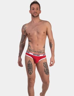 Barcode Berlin Maxime Backless Brief Red - MAAT L - Erotisch Heren Ondergoed - Slip voor Man - Sexy mannen Slip — thumbnail 7