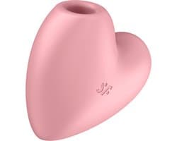 Satisfyer 'Cutie Heart', 8 cm, drukgolven en vibratie, speels design