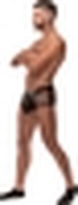 Mini Cock Ring Short - Black - M — thumbnail 9