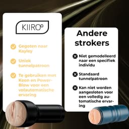 Kiiroo Pocket Pussy Kayley Gunner - Masturbator voor Man - Realistisch en Zacht - Geoptimaliseerd voor Keon en PowerBlow - FeelStar Masturbators — thumbnail 5