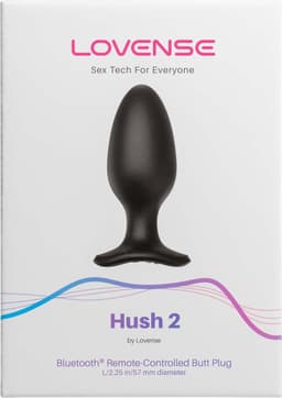 Lovense - Hush 2 Vibrerende Buttplug Met App - Zwart — thumbnail 8