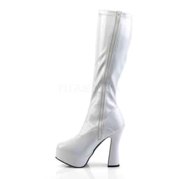 Pleaser - ELECTRA-2000Z Kniehoge laarzen - US 8 - 38 Shoes - Wit — thumbnail 3