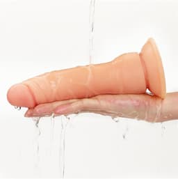 Lovetoy Easy Strap-on Set met dildo van 19 cm - lichte beige — thumbnail 12