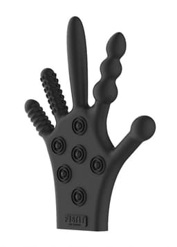 Shots - Fist It Siliconen Stimulatiehandschoen black — thumbnail 5
