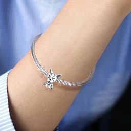 925 Sterling zilveren bedeltje past op Pandora Armbanden Ketting, Hangers DIY Sieraden Gift Voor Vrouwen (met een Spacer Bead Charms) — thumbnail 2