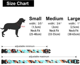 Hondenhalsband van nylon, verstelbaar en comfortabel voor kleine tot grote honden en katten — thumbnail 5