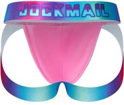 Comfortabele Heren Onderbroek Jockstrap Atletiek Ondersteuning Regenboog — thumbnail 2