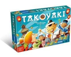 Behendigheidsspel Takoyaki - Snel Familiespel met Eetstokjes voor 2 tot 4 Spelers