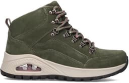 Enkellaarsjes Dames - Hoge Schoenen - Dagelijks Gebruik - Ronde Vetersluiting - Bruin — thumbnail 2