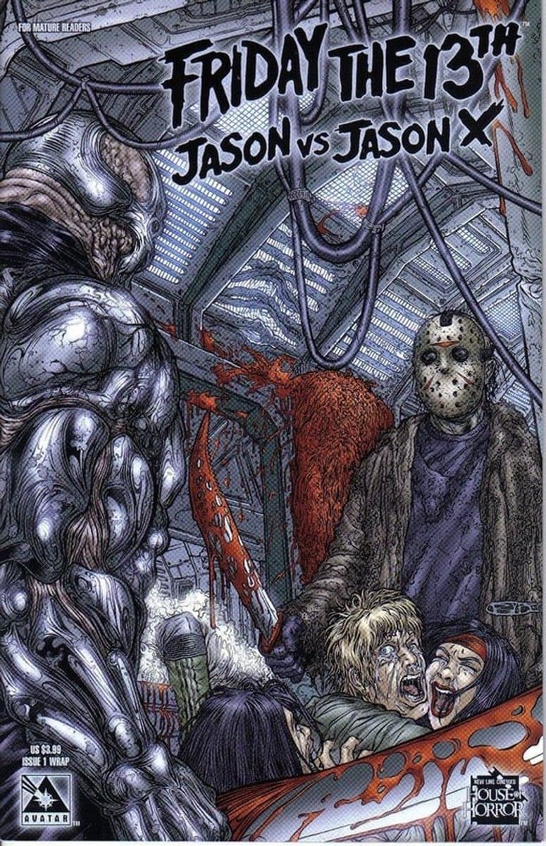 Horror Stripsboek: Jason Voorhees versus Jason in Intense Confrontatie — afbeelding 1