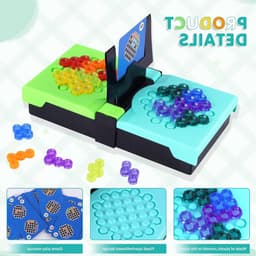 Puzzelspel met 80 Uitdagingen voor 2 Spelers, 2D Logische Spellen voor Kinderen en Volwassenen, Ideaal voor Gezinsbijeenkomsten en Breintraining — thumbnail 2
