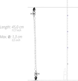Grote Tepelklemmen Met Ketting — thumbnail 5