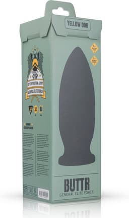 BUTTR - Yellow Dog XXL Buttplug - Glad Materiaal - Buttplugs - Anal Plug - Sex Toys voor Vrouwen en Mannen - Seksspeeltjes - Butt Plug - Zwart — thumbnail 6
