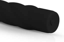 EasyToys - Gedraaide Siliconen Vibrator - Waterproof - 19,3 cm - Vibrators voor Vrouwen en Mannen - Sex Toys voor Vrouwen - Vibrators - Clitoris Stimulator - Zwart — thumbnail 4