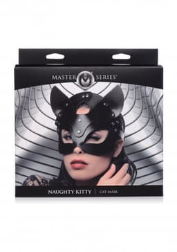 Naughty Kitty Cat Mask - Black — thumbnail 1
