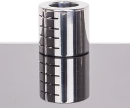 Ballstretcher RVS met groeven scharnierend 56 mm hoog Ø 35 mm — thumbnail 1