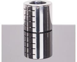 Ballstretcher RVS met groeven scharnierend 56 mm hoog Ø 35 mm