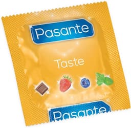 Pasante Taste - Condooms - Mix van Smaken - Gekleurd & Geurend - 3 stuks — thumbnail 14