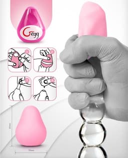 G-Vibe G-Egg - Vibrerende Ei-Masturbator pink — thumbnail 3