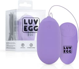 LUV EGG - Vibrerend Ei met Afstandsbediening - XL Vibratie Ei - Oplaadbaar - Waterproof - Koppeltoy - Seksspeeltje - Sex Toys voor Vrouwen - Paars — thumbnail 12