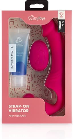 Easy Choice - Love Rider - Strapless Vibrator - Strap On Vibrator - Sex Toys voor Vrouwen - Vibrators voor Vrouwen - Dildo - Strapon - Glijmiddel Waterbasis - EasyGlide Glijmiddel - Erotische Giftset - Cadeau Vrouw - EasyToys - Roze — thumbnail 6