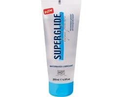 HOT Superglide Natural - Glijmiddel Op Waterbasis in Handige Tube - 200ml