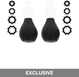 Taboom - Nipple Enlargers with 8 Rings - Pumps Nipple Zwart — thumbnail 7