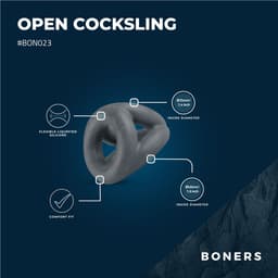Boners Open Cocksling - Cockring En Ballstretcher — thumbnail 2
