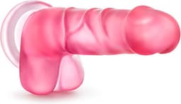 B Yours Sweet 'N Hard Dildo Met Ballen - Roze — thumbnail 1