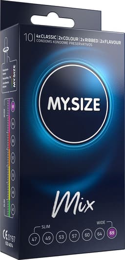 MY.SIZE Mix 69 mm Condooms - 10 stuks — thumbnail 3
