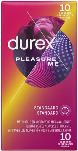 Durex - Condooms Pleasure Me - Met Ribbels en Noppen voor Extra Stimulatie - 10 stuks — thumbnail 11