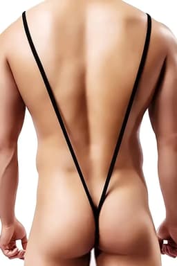La Nuita Zwarte Body String Heren - Elastische - Comfortabele Sexy Ondergoed (XS t/m 4XL) — thumbnail 2