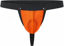 MODUS VIVENDI C-Ring Pleasure Thong Orange - MAAT M - Erotisch Heren Ondergoed - String voor Man - Sexy mannen String — thumbnail 1