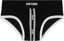 Barcode Berlin Mesh Brief Sicile Black-White - MAAT S - Erotisch Heren Ondergoed - Slip voor Man - Sexy mannen Slip — thumbnail 1