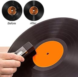 Platenreiniger Set - Vinyl Onderhoud - Muziek Luisteren - Stofvrij Reinigen - 13 x 5 x 3 cm - Zwart — thumbnail 3