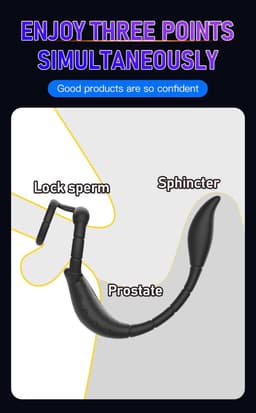 Oneay Een app-gestuurde penisring in de vorm van een schorpioen, een vibrator voor zowel mannen als vrouwen, een penistrainer, een prostaatmassager, klein en lichtgewicht, een seksspeeltje voor volwassenen. — thumbnail 2
