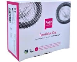 Fair Squared Sensitive Dry 50 eco condooms zonder glijmiddel