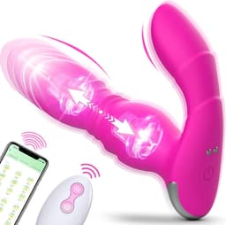 Lzwintrading Stotende Dildo met App Control - Vibrators voor Vrouwen & Mannen - Dildo Vibrator voor Vrouwen - Sex Toys voor Koppels - G Spot Vibrator - Clitoris Stimulator - Vibrator met Afstandsbediening - Anaal Dildo - Prostaat Vibrator Mannen — thumbnail 1
