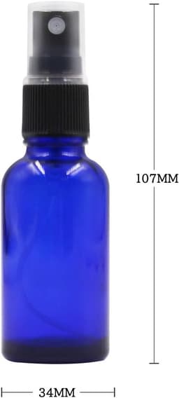 Topsky 12 × 30ml glass spray bottles empty, it has atomization function and anti-ultraviolet action, for essential - ShopVlot — thumbnail 4