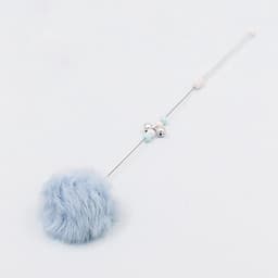 Speelgoed Snoepkleurige Kleine Haarbal Plagen Kat Stok Kleur Konijn Haar Plagen Kat Staaf Bel Voor Kat Speelgoed Fairy Stok — thumbnail 1