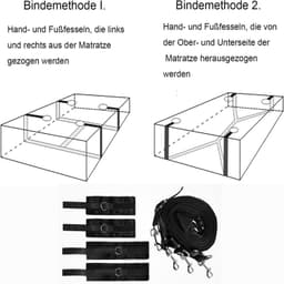 Bondage Set voor Stellen met Extreme Handboeien, Bedboeien en Voetboeien voor Spannende Avonden — thumbnail 2