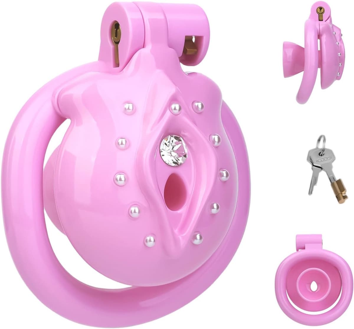 Cage met 4 Ringen en Verborgen Slot — afbeelding 1