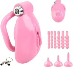 Chastity Cage met 3 Urinezakken en 6 Katheters — thumbnail 1