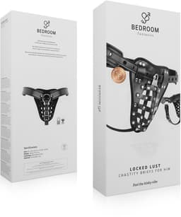 Bedroom Fantasies - Chastity Cage Jock - Zwart — thumbnail 4