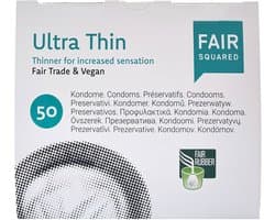 Fair Squared Ultrathin eco fair trade condooms 50 stuks