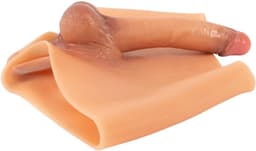 Unisex Ultra-Realistic Penis Broek Lichte Huidskleur M — thumbnail 2