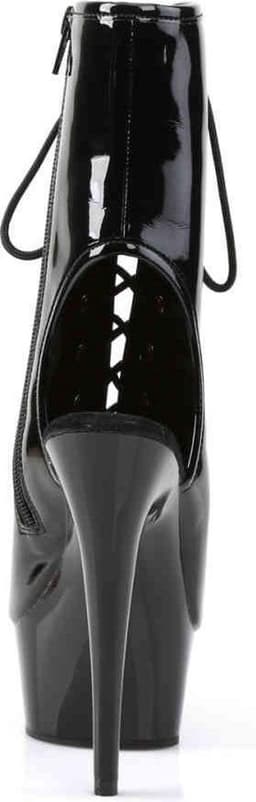 Pleaser - DELIGHT-1016 Plateau Laarzen - US 12 - 42 Shoes - Zwart — thumbnail 4